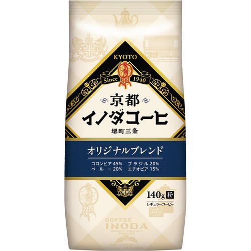 キーコーヒー 【粉】京都イノダコーヒオリジナルブレンド 140g