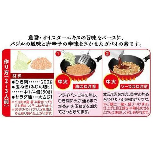 理研ビタミン ガパオの素 2～3人前(80g)