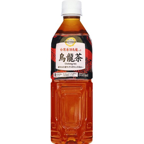 烏龍茶 台湾凍頂烏龍入り 烏龍茶 1ケース 525ml x 24本 トップバリュベスト