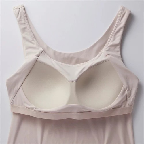 PEACE FIT(ピースフィット) SilkyFACT モールドカップ付 タンクトップ 婦人 ピンクS トップバリュ