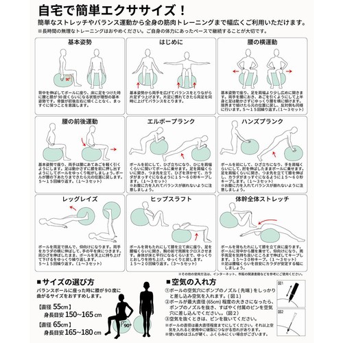 ドウシシャ ノンバーストボール 65cm パープル