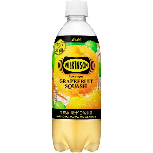 アサヒ飲料 ウィルキンソン タンサン グレフルスカッシュ 490ml