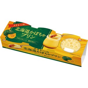 協同乳業 メイトーの北海道かぼちゃプリン 70g x 3個 Green Beans