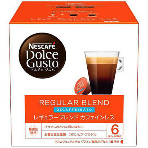 ネスレ日本 ドルチェグスト専用カプセルレギュラーブレンドカフェイン