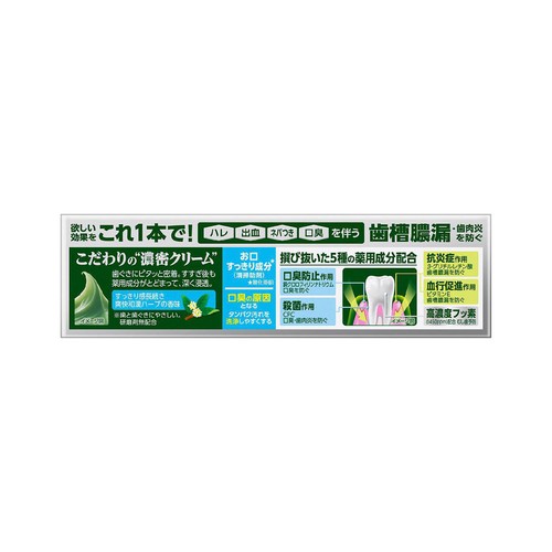 花王 ディープクリーン撰 濃密クリームハミガキ 口臭防止プラス 95g