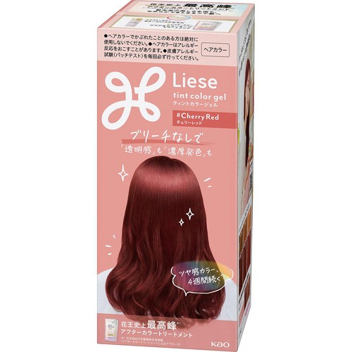 花王 リーゼ ティントカラージェル チェリーレッド 1個