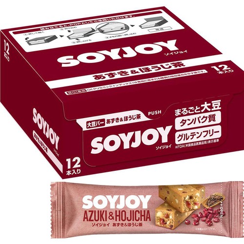 大塚製薬 ソイジョイ SOYJOY あずき&ほうじ茶 1ケース 12本入