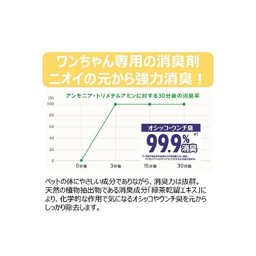 【ペット用】 アース・ペット ジョイペット天然成分消臭剤 オシッコのニオイ・汚れ専用 本体 270mL