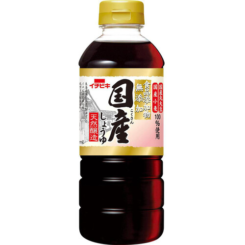 イチビキ 無添加国産しょうゆ 500ml