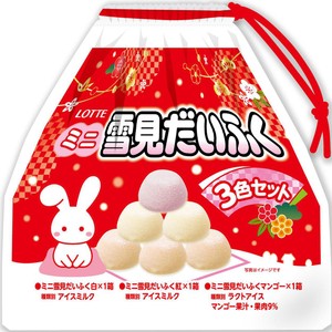 ロッテ ミニ雪見だいふく3色セット 30ml x 9個入 (810ml) Green Beans