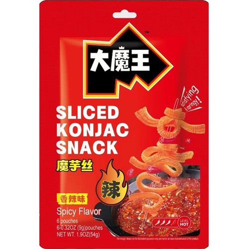 大魔王 魔芋絲(ムオユースー)香辣味 54g