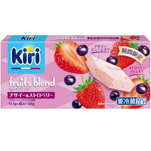 ベルジャポン キリ フルーツブレンド アサイー&ストロベリー 6個(81g)