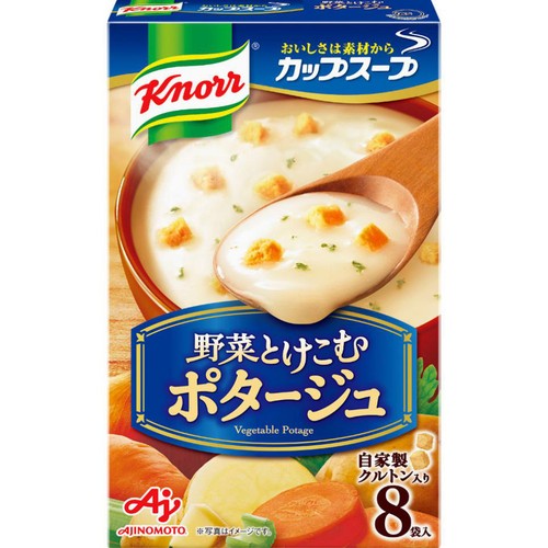 味の素 クノール カップスープ 野菜とけこむポタージュ 8袋入