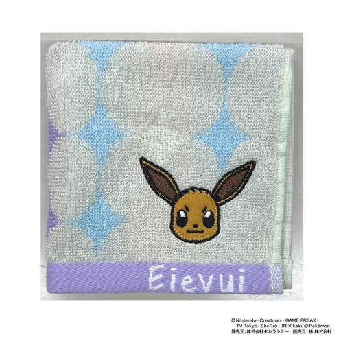 ポケモン タオルハンカチ イーブイ 約25 x 25cm Green Beans
