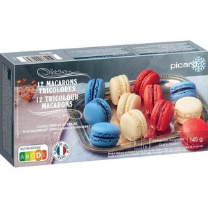 ピカール トリコロール・マカロン(カシス、バニラ、ストロベリー