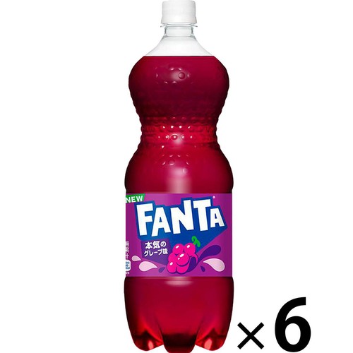コカ・コーラ ファンタグレープ 1ケース 1500ml x 6本
