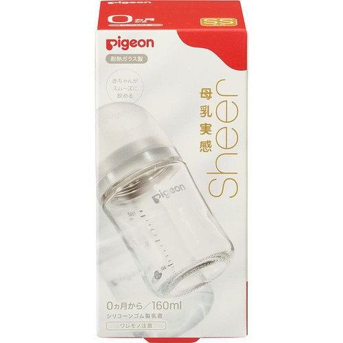 ピジョン 母乳実感Sheer 耐熱ガラス製 0ヵ月から 160ml