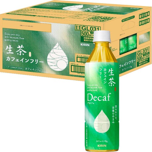 キリン 生茶 カフェインフリー 1ケース 500ml x 24本