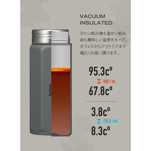 シービージャパン holms オクタボトル ベージュ 340ml