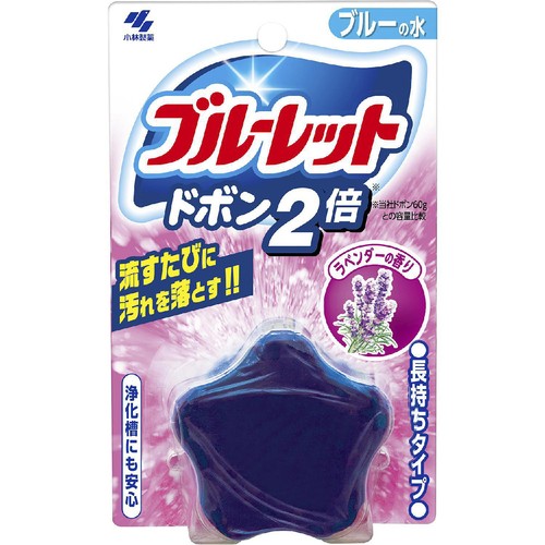 小林製薬 ブルーレット ドボン2倍 ラベンダーの香り 120g