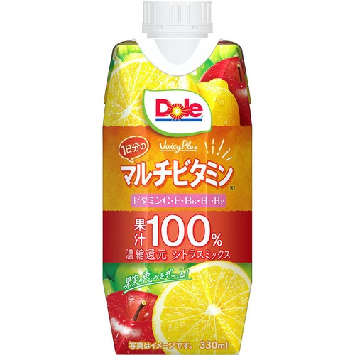 雪印メグミルク DoleJuicyPlus 1日分のマルチビタミン 330ml