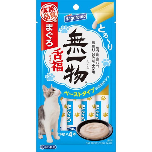 【ペット用】 はごろもフーズ 無一物 舌福 まぐろ 14g x 4本