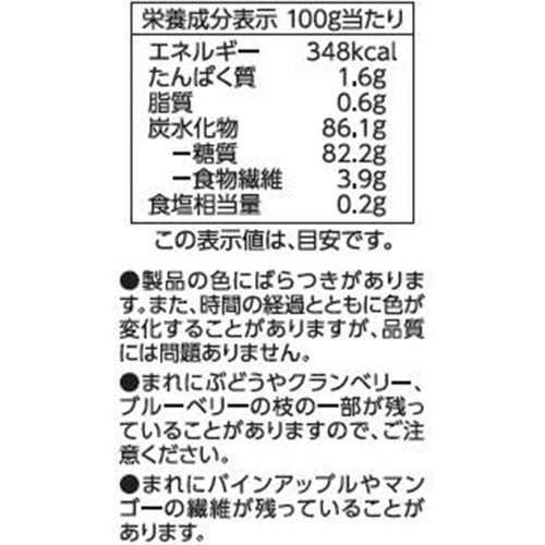 6種のドライフルーツミックス 195g トップバリュ