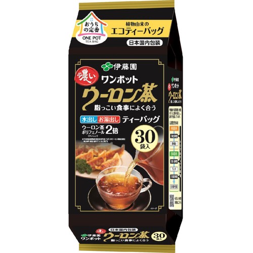 伊藤園 ワンポット エコティーバッグ 濃いウーロン茶 30袋入