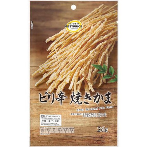 ピり辛焼きかま 26g トップバリュベストプライス