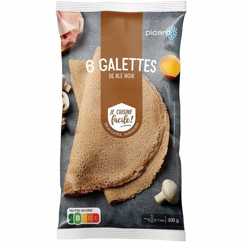 ピカール そば粉のガレット【冷凍】 300g