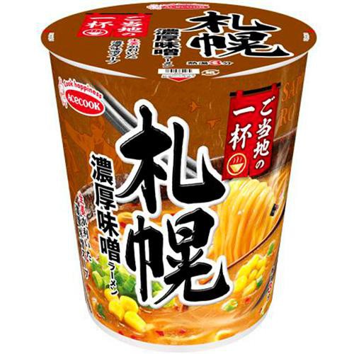 エースコック ご当地の一杯 札幌 濃厚味噌ラーメン 64g