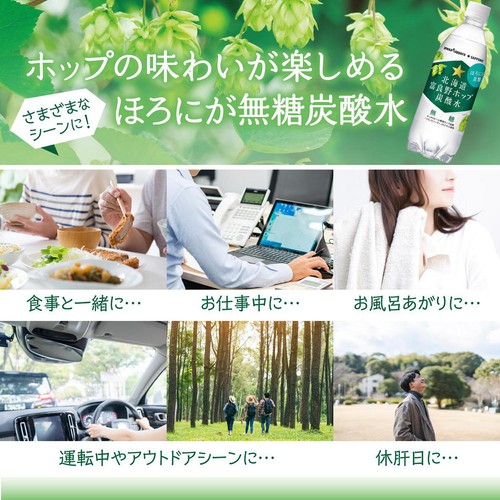 ポッカサッポロ 北海道富良野ホップ炭酸水 500ml