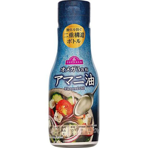 オメガ3アマニ油 170g トップバリュ
