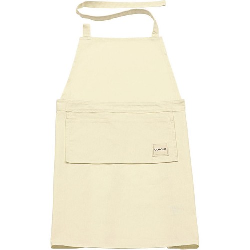 カローテ コンパクトに収納できる首掛けエプロン アイボリー Green