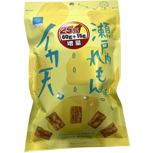 竹新 イカ天瀬戸内れもん味 25%増量 75g Green Beans | グリーン