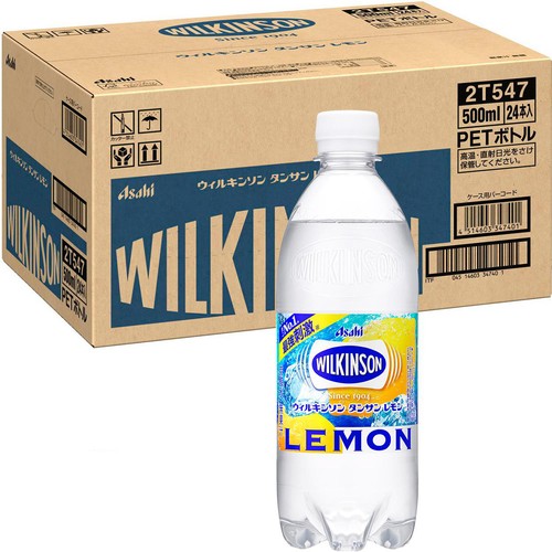アサヒ飲料 ウィルキンソン タンサンレモン 1ケース 500ml x 24本