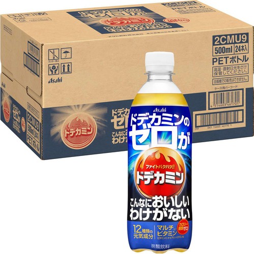 アサヒ飲料 ドデカミンのゼロ 1ケース 500ml x 24 Green Beans