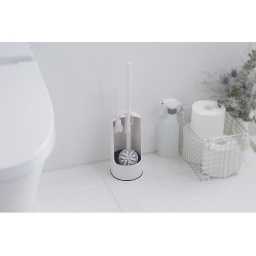 マーナ 2in1 トイレブラシ ホワイト