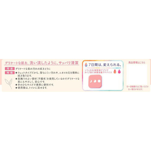 【48個セット】12枚✖️2個入　ユニチャーム デリケートウェットシート Amazon.co.jp: ユニ・チャーム ソフイデリケートウェット 無香料