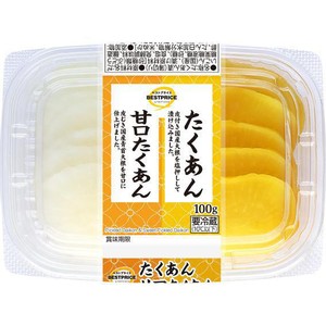 たくあんと甘口たくあんの2色カップ 100g トップバリュベストプライス