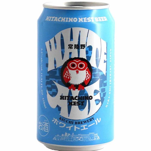 【5.5%/茨城】 木内酒造 常陸野ネストビール ホワイトエール缶 350ml