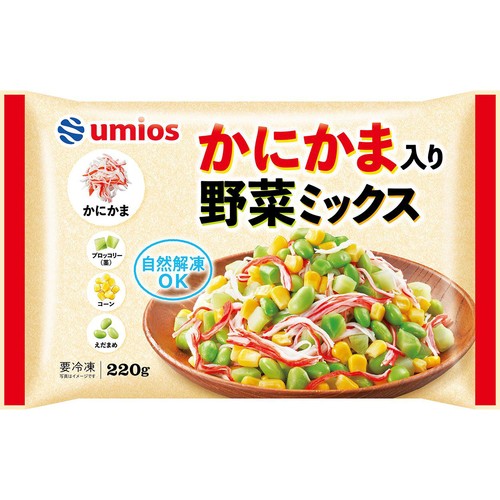 Umios かにかま入り野菜ミックス【冷凍】 220g Green Beans | グリーン