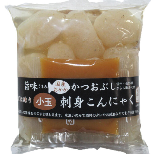 牧野商店 旨味かつおぶし小玉刺身こんにゃく 160g Green Beans