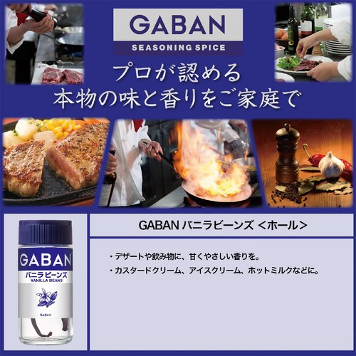ハウス食品 GABAN ギャバン バニラビーンズ 2本入