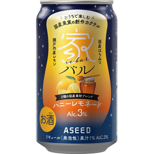 【3%】 家バル ハニーレモネード 350ml