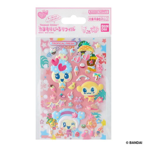 バンダイ たまごっち たまもりしーるリフィル トロピカルフレッシュセット 6才以上