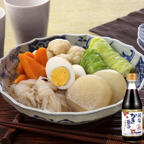 アサムラサキ 減塩かき醤油 300ml