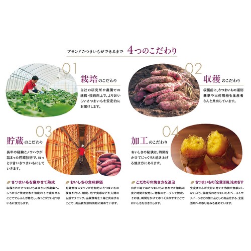 カルビーかいつかスイートポテト むらさき天使 焼き芋【冷凍】 500g