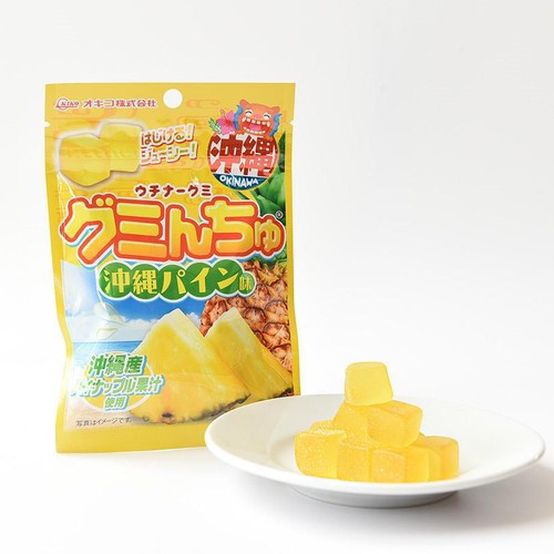 オキコ グミんちゅ 沖縄パイン味 40g Green Beans | グリーンビーンズ