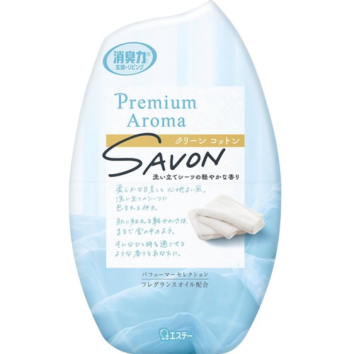 エステー お部屋の消臭力 PremiumAroma クリーンコットン 400ml